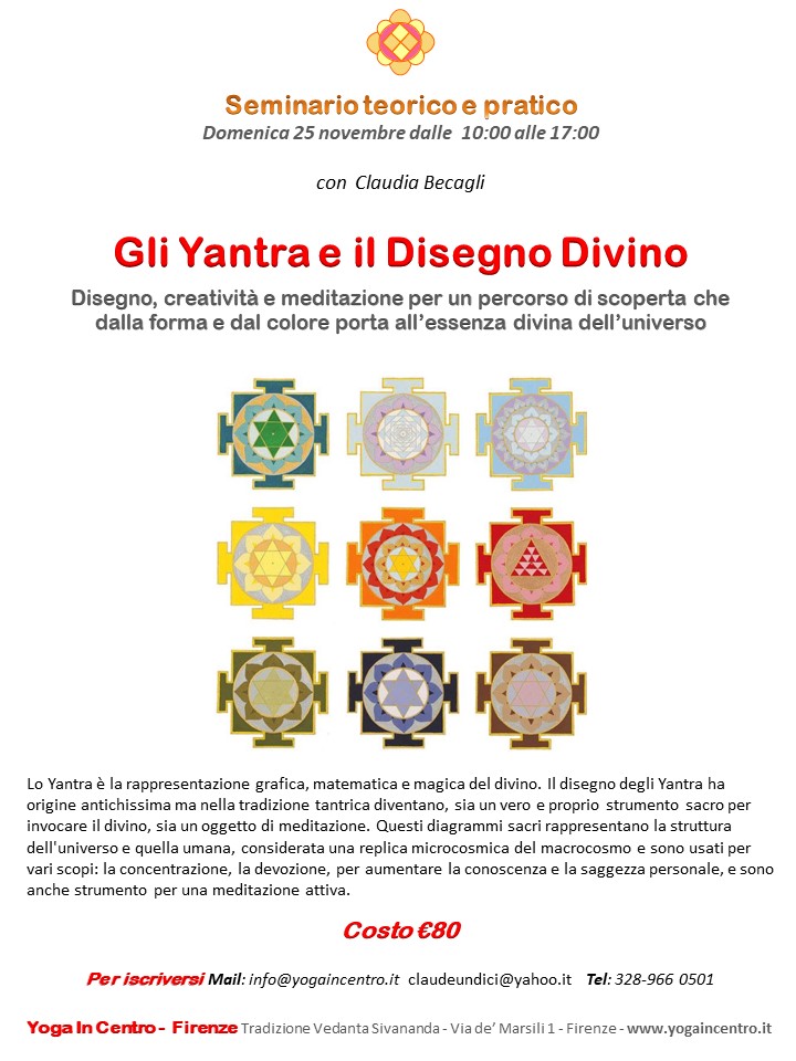 Gli Yantra e il Disegno Divino