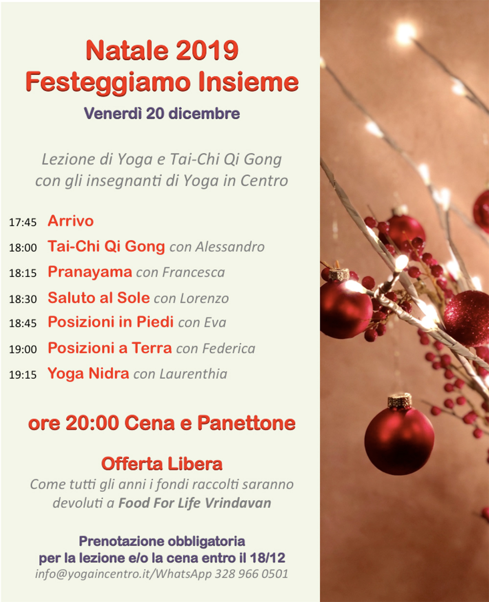 Immagini Natale Yoga.Festa Di Natale Yoga In Centro Firenze